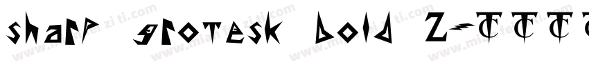 sharp grotesk bold 2字体转换